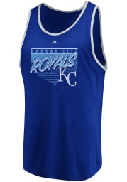 Majestic Kansas City Royals Mens Blue Dreams of Victory Short Sleeve Tank Top