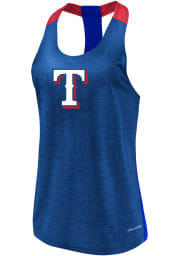 Majestic Texas Rangers Womens Blue Desire More Tank Top
