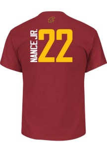 Cleveland Cavaliers Maroon  Name Number Short Sleeve Player T Shirt