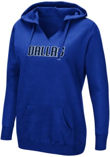 Majestic Dallas Mavericks Womens Blue Done Better Hooded Sweatshirt