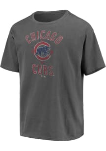 Majestic Chicago Cubs Black Icon Short Sleeve T Shirt