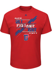 Majestic Detroit Pistons Red Matchless Vision Short Sleeve T Shirt