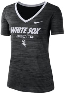 Nike Chicago White Sox Womens Black Velocity V T-Shirt