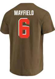 Baker Mayfield Cleveland Browns Brown Eligible Receiver Short Sleeve Player T Shirt