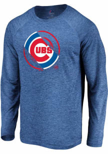 Majestic Chicago Cubs Blue Vital To Success Long Sleeve T-Shirt