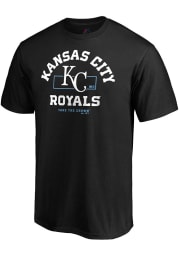 Majestic Kansas City Royals Black Primary Objective Short Sleeve T Shirt