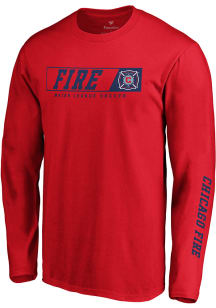 Chicago Fire Red Chase Down Long Sleeve T Shirt