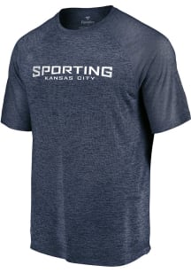Sporting Kansas City Navy Blue Wordmark Short Sleeve T Shirt