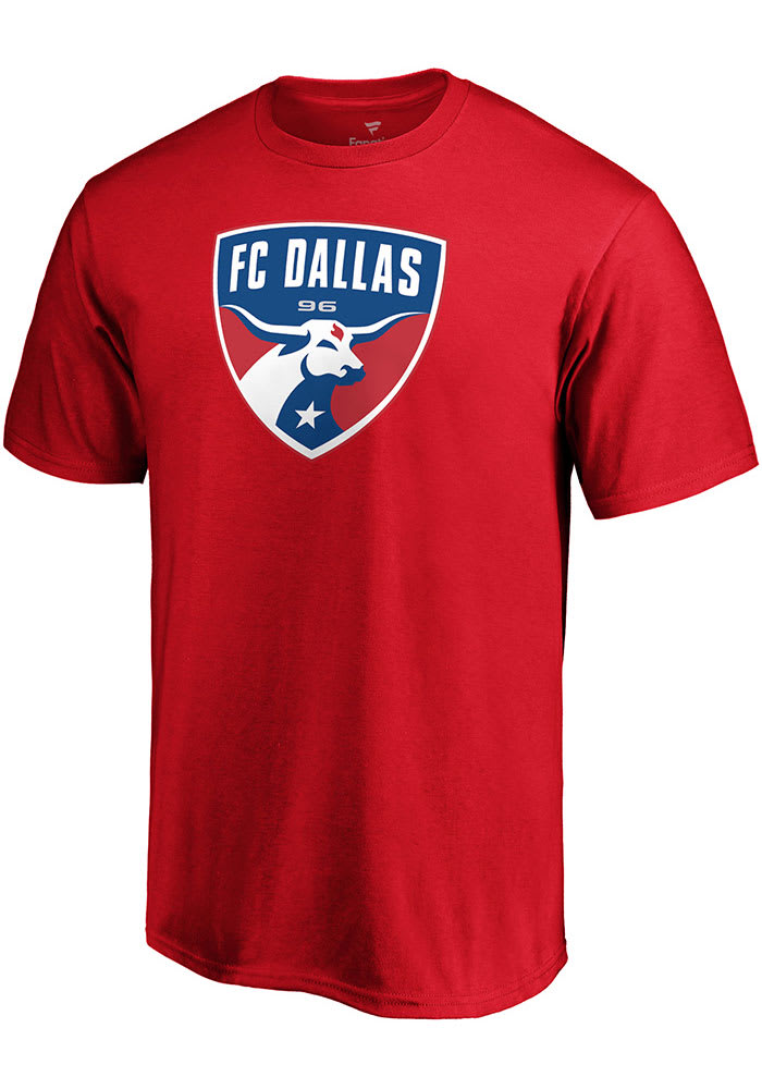 FC Dallas Red Official Logo Short Sleeve T Shirt
