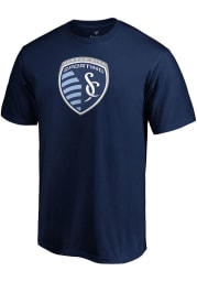 Sporting Kansas City Navy Blue Official Logo Short Sleeve T Shirt