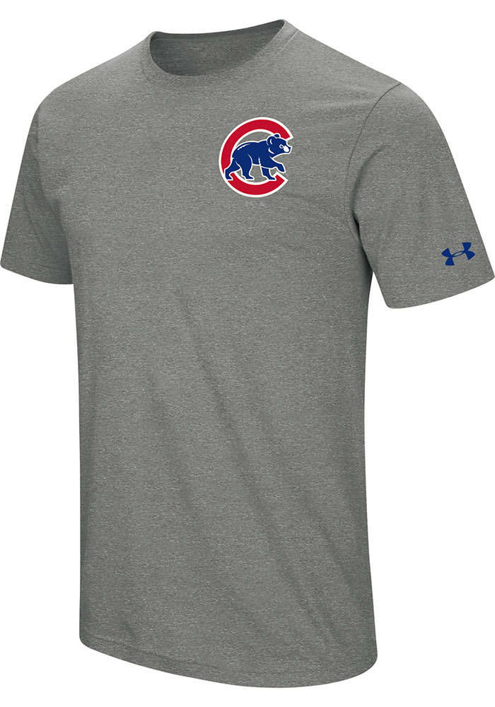 Chicago Cubs T-Shirt Logo Grey