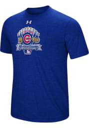 Under Armour Chicago Cubs Blue Signature Event Short Sleeve Fashion T Shirt