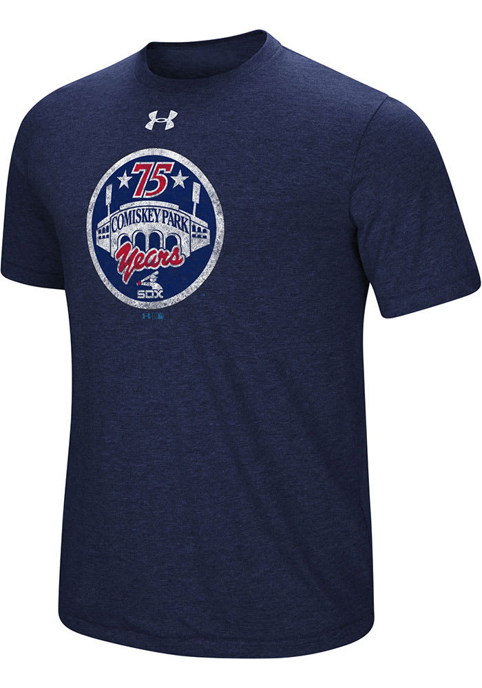Under Armour Chicago White Sox Navy Blue Signature Event Short Sleeve Fashion T Shirt