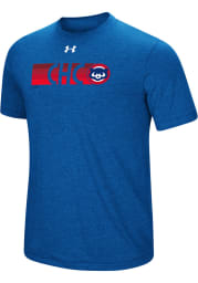 Under Armour Chicago Cubs Blue Fading Fast Short Sleeve Fashion T Shirt