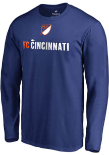 FC Cincinnati Blue Shielded Long Sleeve T Shirt