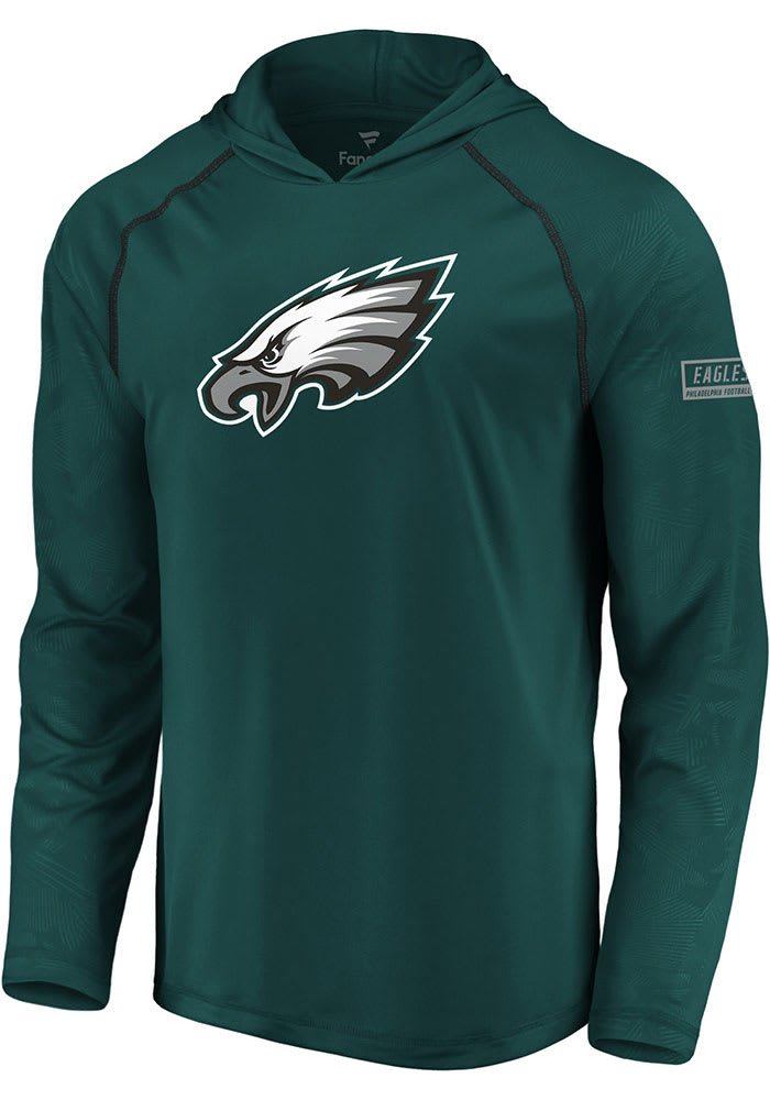 47 Philadelphia Eagles Kelly Green Lacer Long Sleeve Fashion Hood