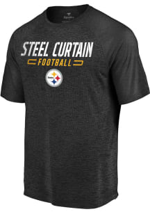 Pittsburgh Steelers Black Hometown Raglan Short Sleeve T Shirt