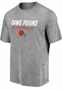 Cleveland Browns Grey Hometown Raglan Short Sleeve T Shirt
