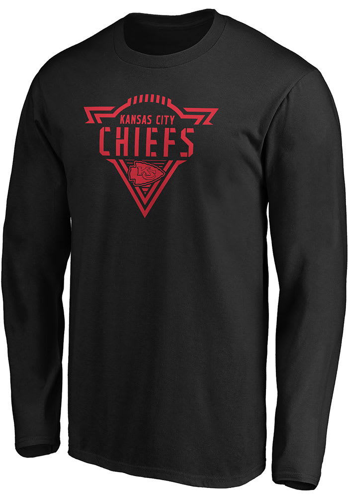 Kansas City Chiefs Red Disrupt Mascot Long Sleeve T Shirt