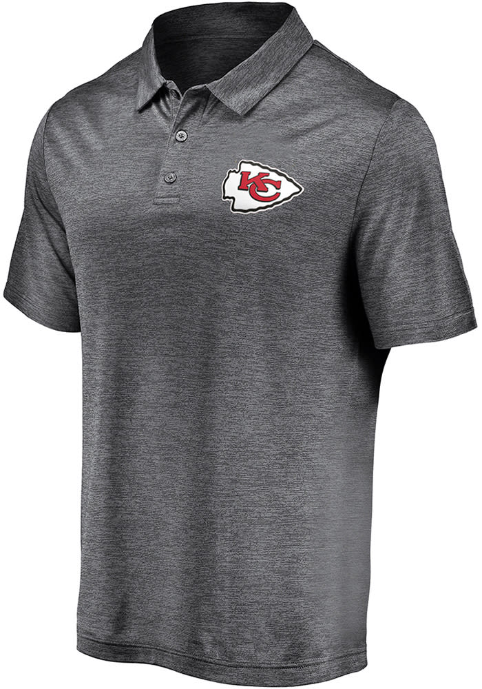 Kansas City Chiefs PARAMETER WHITE/BLACK Polo Shirt by Fanatics