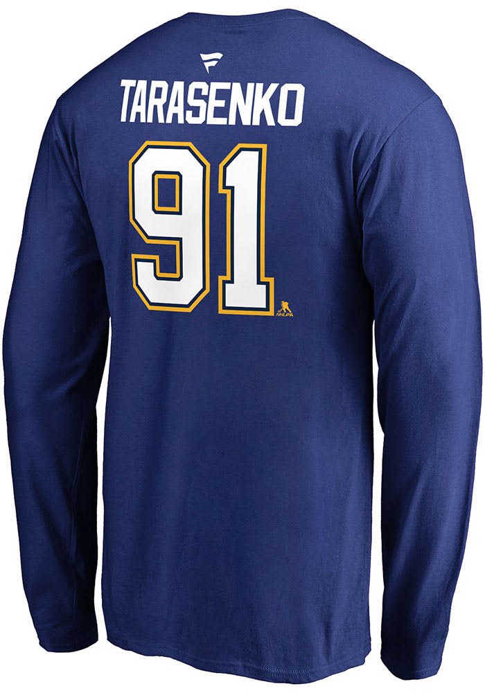 Vladimir Tarasenko St Louis Blues Blue N N Long Sleeve Player T Shirt
