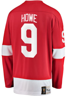 Gordie Howe Detroit Red Wings Mens Red Vintage Breakaway Hockey Jersey