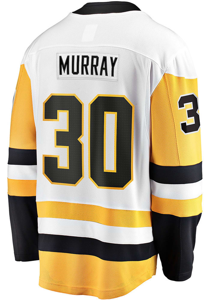 Matt Murray Pittsburgh Penguins Mens White Away Breakaway Hockey Jersey