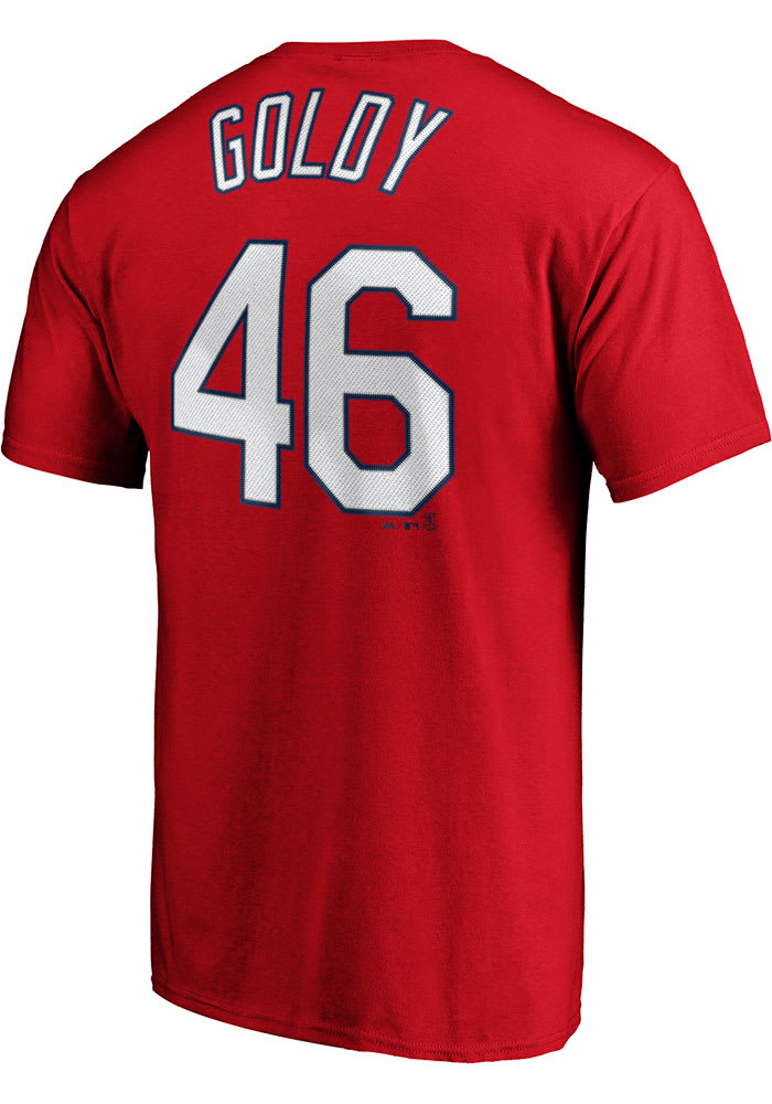 Paul Goldschmidt St. Louis Cardinals Majestic Official Name & Number T-Shirt  - Light Blue