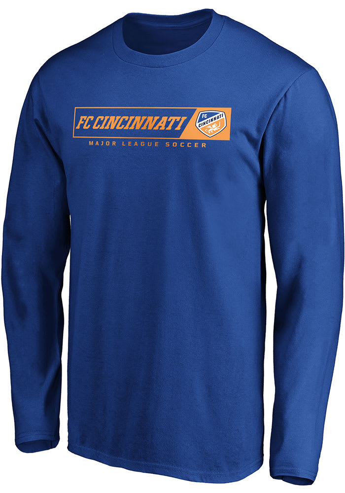 FC Cincinnati Blue Chase Down Long Sleeve T Shirt