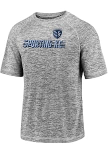 Sporting Kansas City Grey Iconic Striated Short Sleeve T Shirt