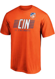 FC Cincinnati Blue Iconic Speed Saint Short Sleeve T Shirt