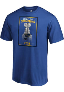 St Louis Blues Blue 2019 Banner Short Sleeve T Shirt