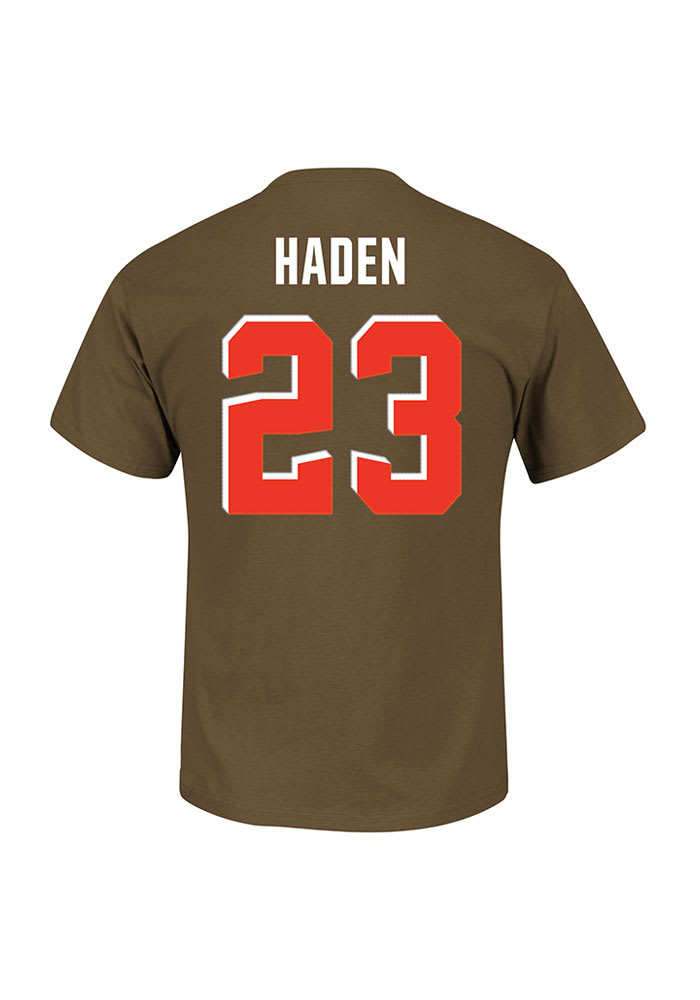 Joe Haden Cleveland Browns Brown Player Short Sleeve Player T Shirt