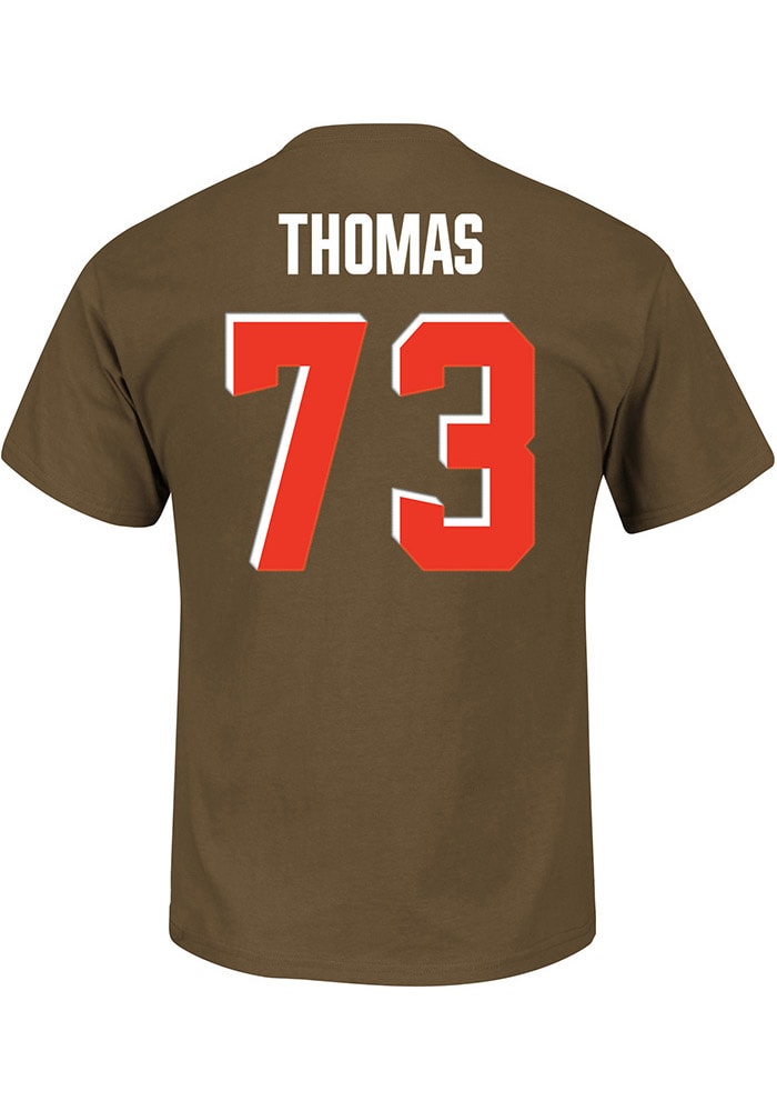 Joe Thomas Cleveland Browns Black R Short Sleeve Player T Shirt