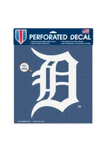 Detroit Tigers 12x12 Perforated Auto Decal - Navy Blue