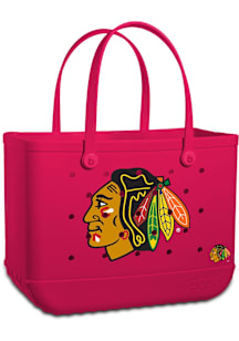 Chicago Blackhawks Red Large Bogg Bag Tote