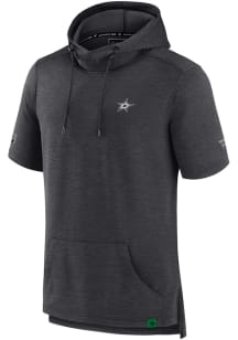 Dallas Stars Charcoal AUTHENTIC PRO ROAD Short Sleeve Hoods