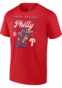 Philadelphia Phillies Red 2022 World Series Hometown Short Sleeve T Shirt