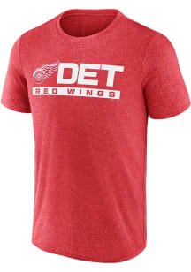 Detroit Red Wings Red Playmaker Short Sleeve T Shirt