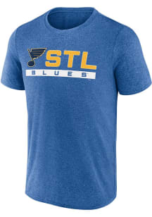 St Louis Blues Blue Playmaker Short Sleeve T Shirt