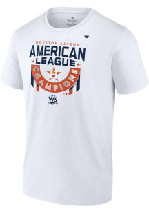 Houston Astros White 2022 LCS LR Champ Short Sleeve T Shirt