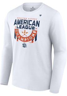 Houston Astros White 2022 LCS LR Champ Long Sleeve T Shirt
