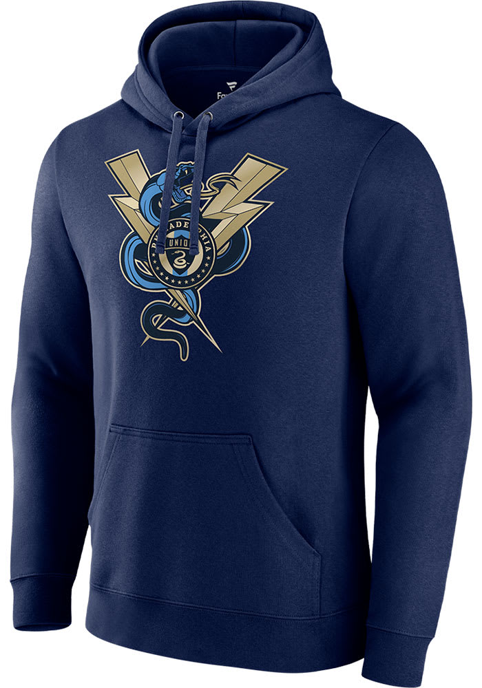 Philadelphia Union Mens Navy Blue 2022 MLS Cup Playoff Participant Hometown Long Sleeve Hoodie