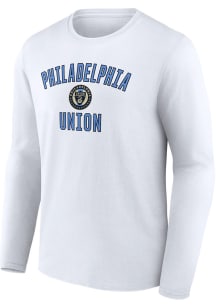 Philadelphia Union White Heart and Soul Long Sleeve T Shirt