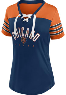 Chicago Bears Womens Athena Fashion Football Jersey - Navy Blue