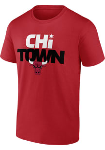 Chicago Bulls Red Hometown Tip Off Short Sleeve T Shirt