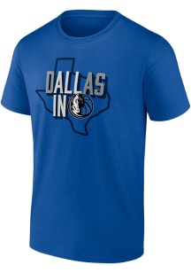 Dallas Mavericks Blue Hometown Tip Off Short Sleeve T Shirt