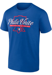 Philadelphia 76ers Blue Hometown Tip Off Short Sleeve T Shirt