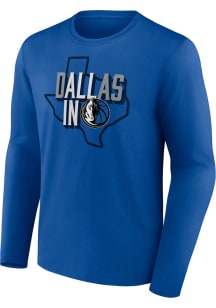 Dallas Mavericks Blue Hometown Tip Off Long Sleeve T Shirt