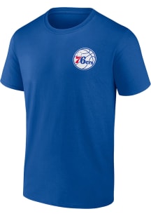 Philadelphia 76ers Blue For the Team Short Sleeve T Shirt